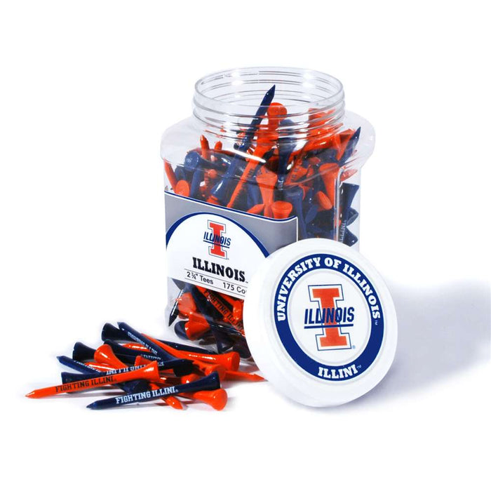 Illinois Fighting Illini Golf 175 Tee Jar 21351