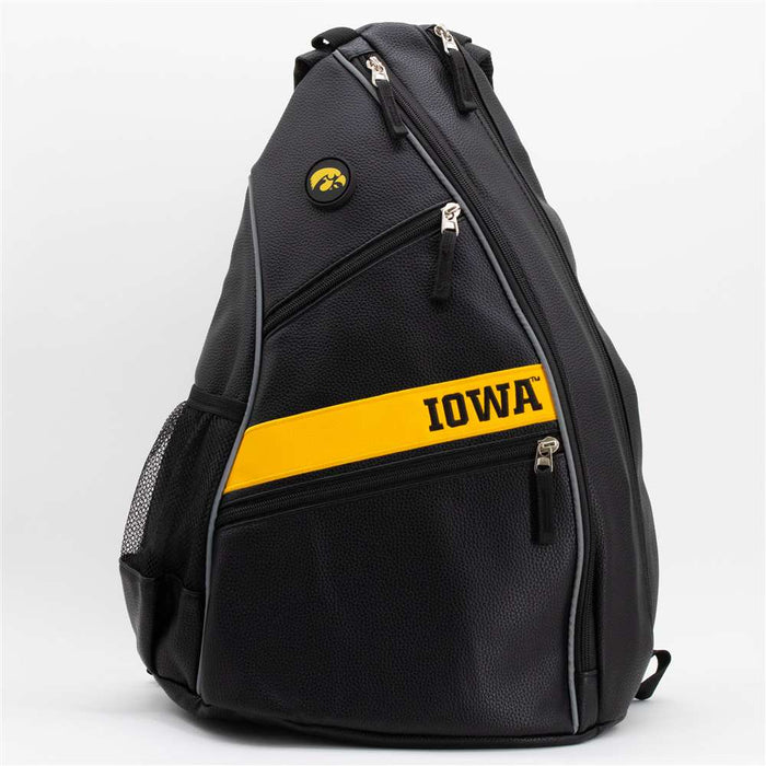 Iowa Hawkeyes PU Leather Backpack