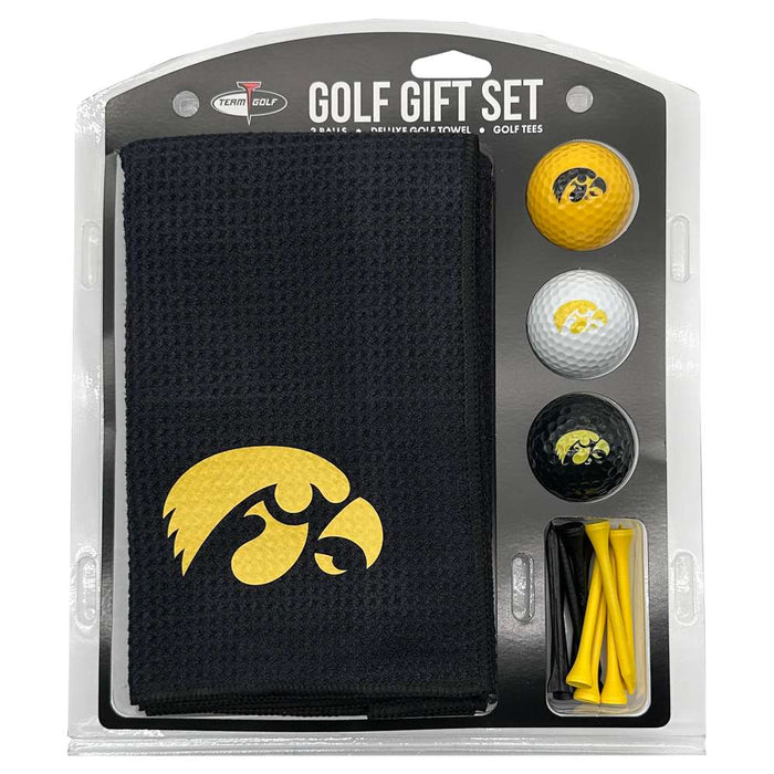 Iowa Hawkeyes 16" X 40" Microfiber Towel Golf Gift Set