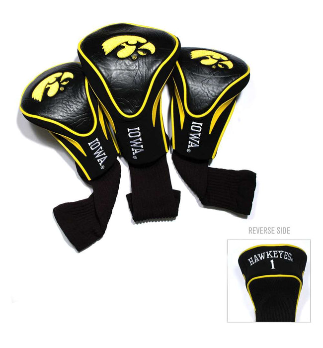 Iowa Hawkeyes  Golf Club Headcover - Set of 3 (Driver,Fairway,Hybrid)