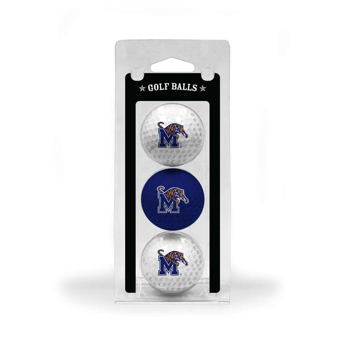 Memphis University Tigers Golf 3 Ball Pack 21605