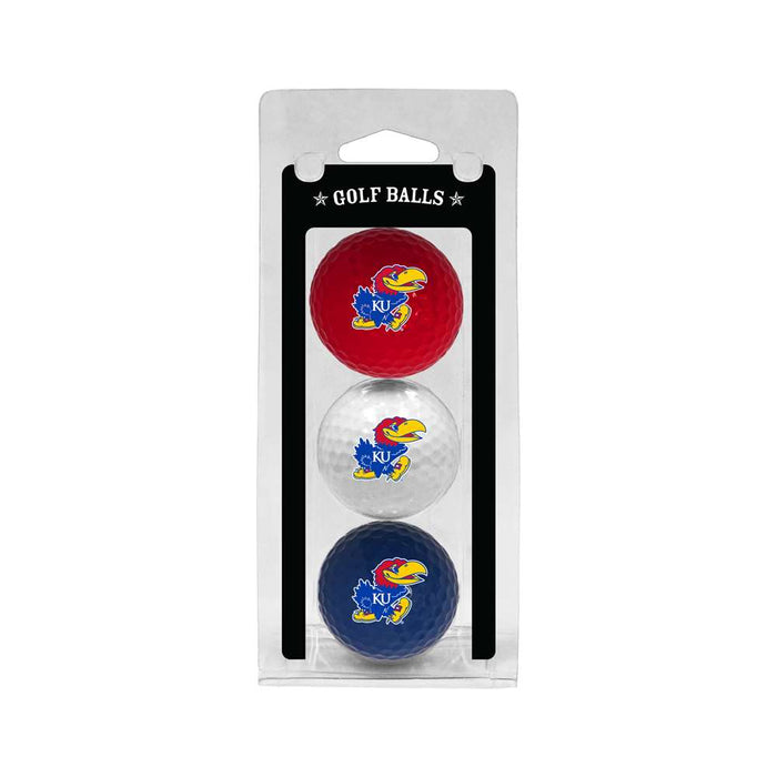 Kansas Jayhawks Golf 3 Ball Pack 21705