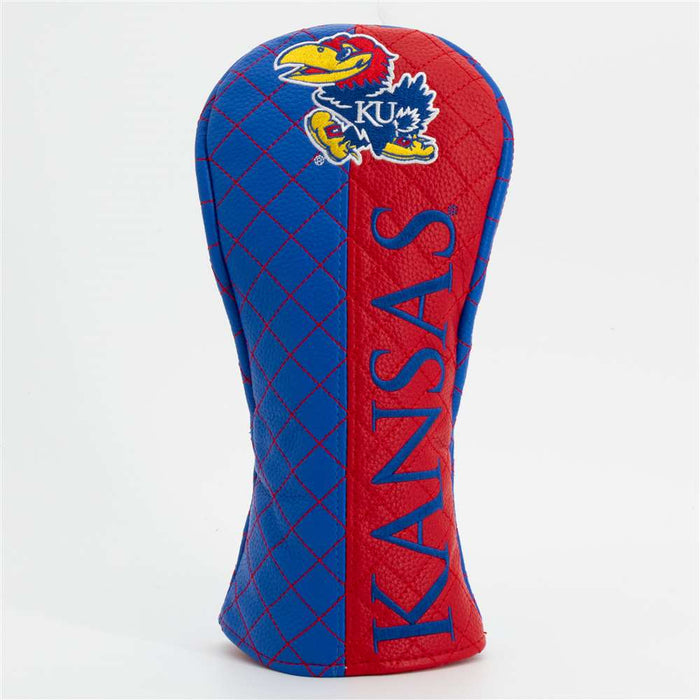 Kansas Jayhawks Quilted Fairway Headcover (SPLIT)