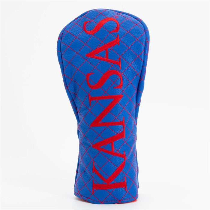 Kansas Jayhawks Quilted Fairway Headcover (SOLID)