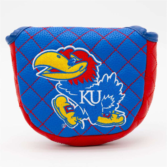 Kansas Jayhawks Quited Blade Putter Cover (SOLID)