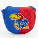 Kansas Jayhawks Quited Blade Putter Cover (SPLIT)