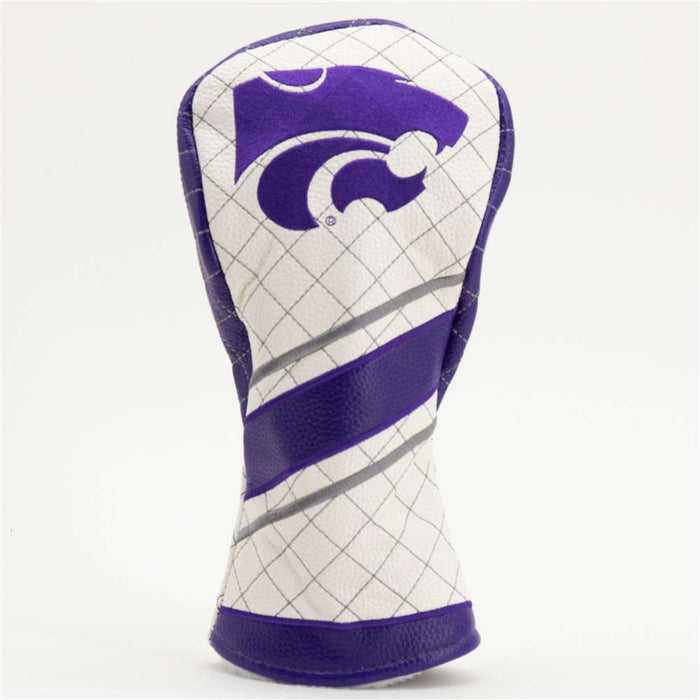 Kansas State Wildcats Quilted Fairway Headcover (STRIPED)