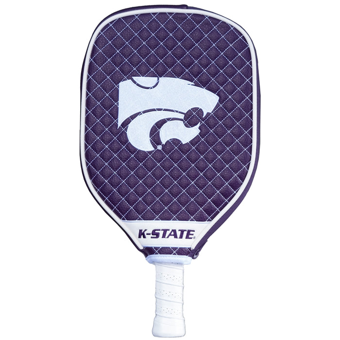 Kansas State Wildcats Quilted Pickleball Paddle Cover