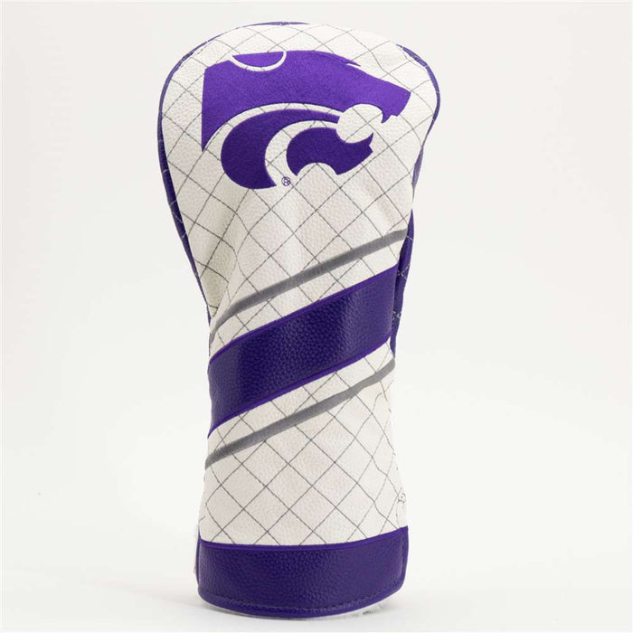 Kansas State Wildcats Quilted Driver Headcover (STRIPED)