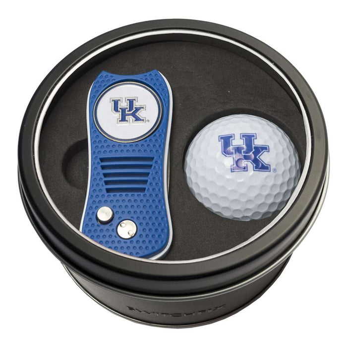 Kentucky Wildcats Golf Tin Set - Switchblade, Golf Ball