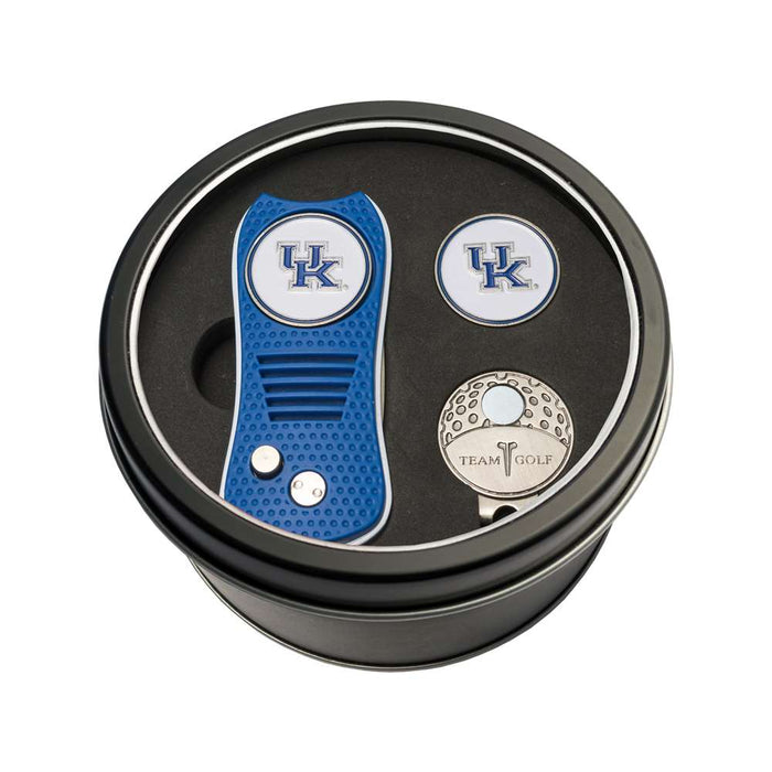 Kentucky Wildcats Golf Tin Set - Switchblade, Cap Clip, Marker 21957