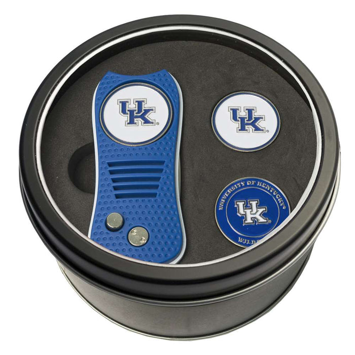 Kentucky Wildcats Golf Tin Set - Switchblade, 2 Markers 21959