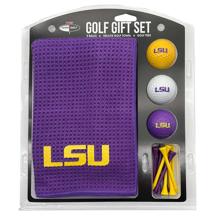 LSU Tigers 16" X 40" Microfiber Towel Golf Gift Set