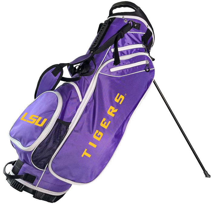LSU Tigers Louisiana State Birdie Stand Golf Bag Purple