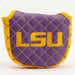LSU Tigers Quited Blade Putter Cover (SOLID)