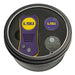LSU Louisiana State University Tigers Golf Tin Set - Switchblade, Cap Clip, Marker 22057