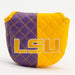 LSU Tigers Quited Blade Putter Cover (SPLIT)