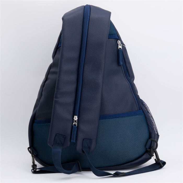 Michigan Wolverines PU Leather Backpack