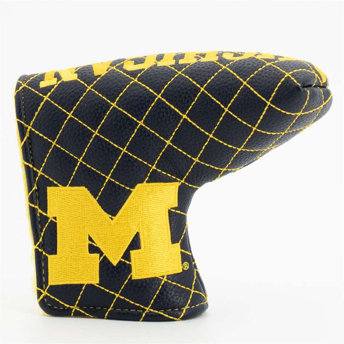 Michigan Wolverines Quilted Mallet Putter Cover (SOLID)