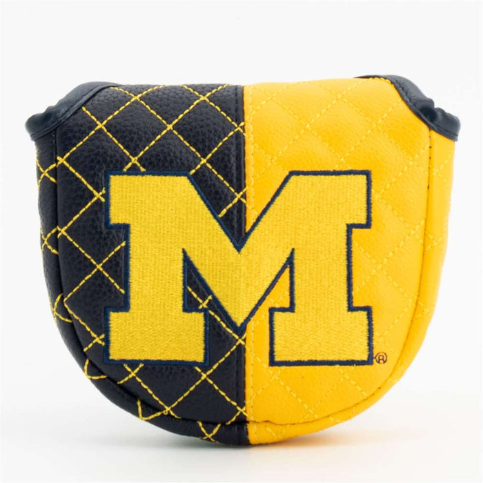 Michigan Wolverines Quited Blade Putter Cover (SPLIT)