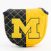 Michigan Wolverines Quited Blade Putter Cover (SPLIT)