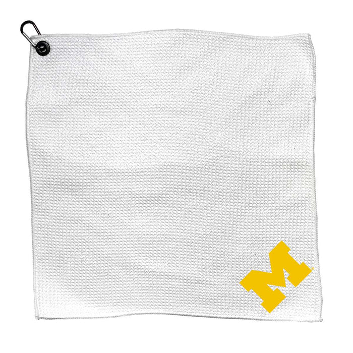 Michigan Wolverines Microfiber Towel - 15" x 15" (White)