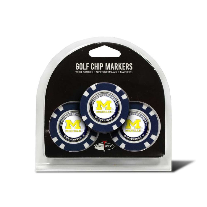Michigan Wolverines Golf 3 Pack Golf Chip 22288