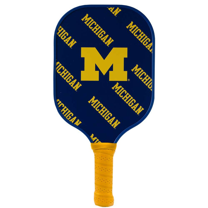 Michigan Wolverines Carbon Fiber Pickleball Paddle