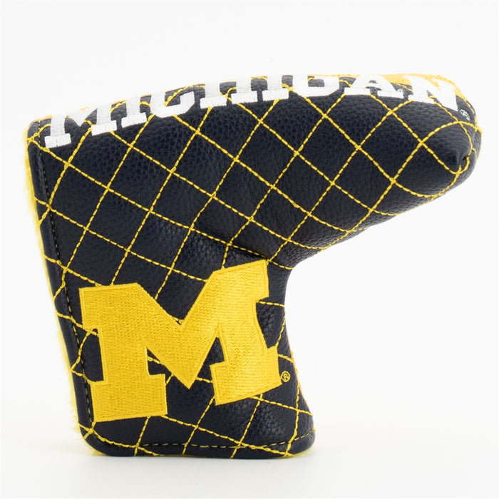 Michigan Wolverines Quilted Mallet Putter Cover (SPLIT)