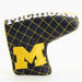 Michigan Wolverines Quilted Mallet Putter Cover (SPLIT)