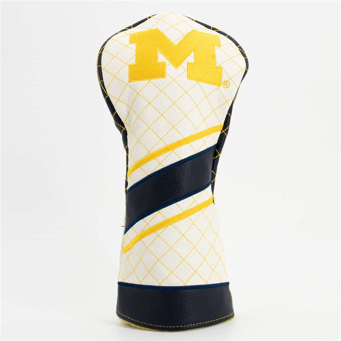 Michigan Wolverines Quilted Driver Headcover (STRIPED)