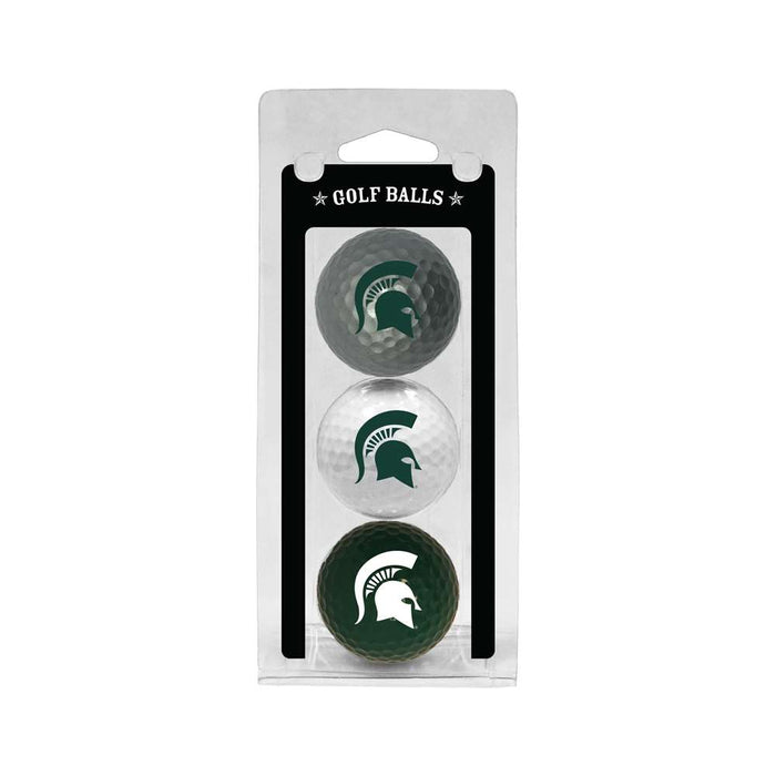 Michigan State University Spartans Golf 3 Ball Pack 22305