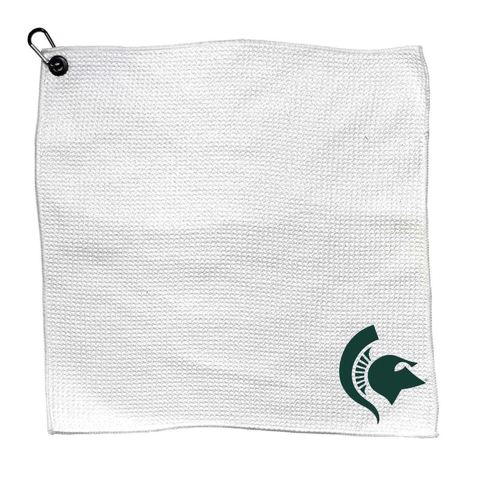 Michigan State Spartans Microfiber Towel - 15" x 15" (White)
