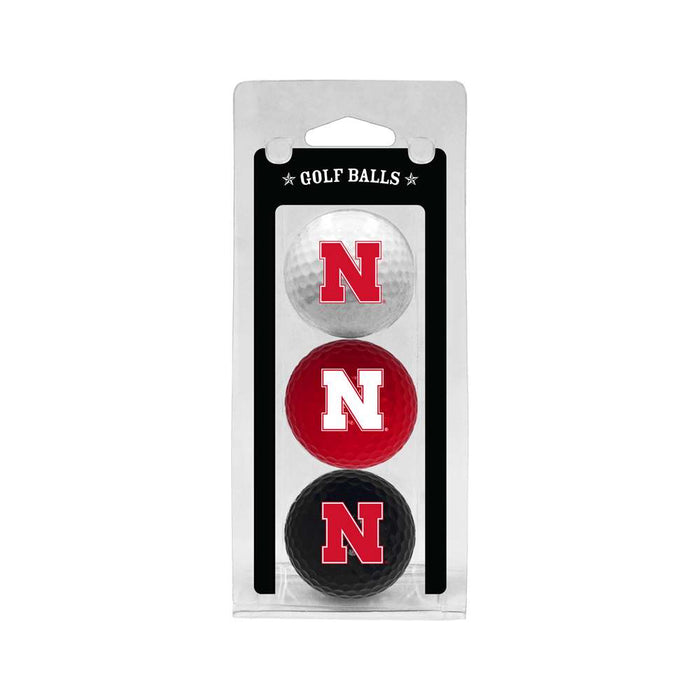 Nebraska Corn Huskers Golf 3 Ball Pack 22405