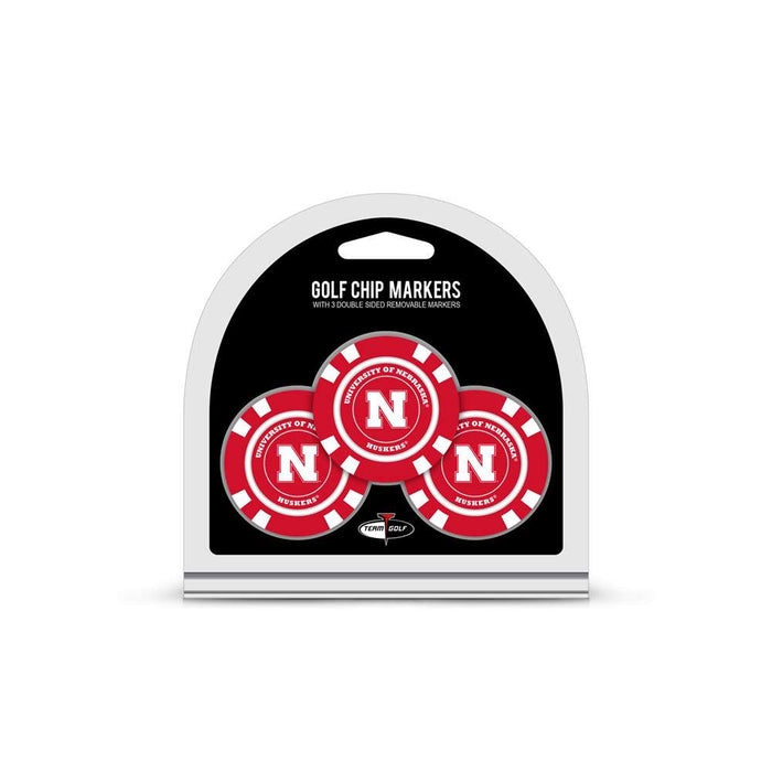 Nebraska Corn Huskers Golf 3 Pack Golf Chip 22488