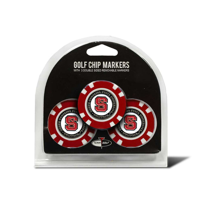 North Carolina State University Wolfpack Golf 3 Pack Golf Chip 22688