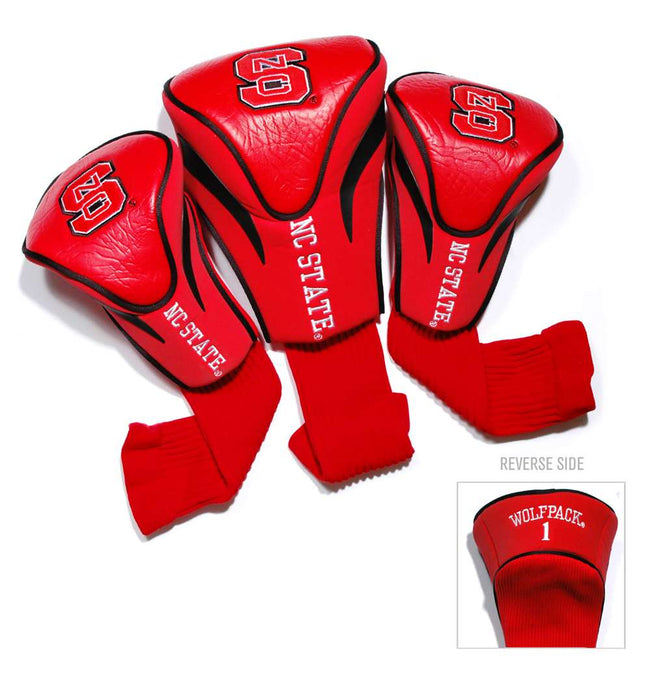 North Carolina State  Wolfpack  Golf Club Headcover - Set of 3 (Driver,Fairway,Hybrid)