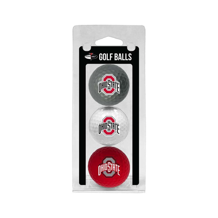 Ohio State University Buckeyes Golf 3 Ball Pack 22805