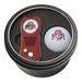 Ohio State University Buckeyes Golf Tin Set - Switchblade, Golf Ball