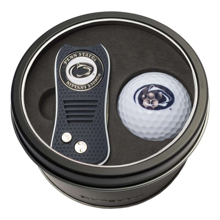 Penn State University Nittany Lions Golf Tin Set - Switchblade, Golf Ball