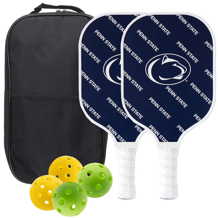 Penn State Nittany Lions Carbon Fiber Pickleball Paddle Set