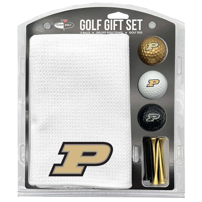 Purdue Boilermakers 16" X 40" Microfiber Towel Golf Gift Set - White