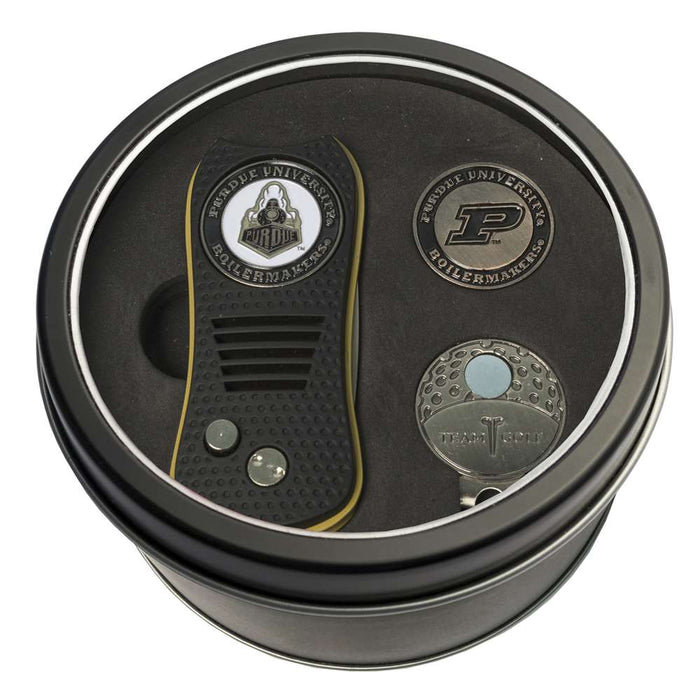 Purdue University Boilermakers Golf Tin Set - Switchblade, Cap Clip, Marker 23057