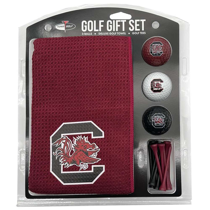 South Carolina Gamecocks 16" X 40" Microfiber Towel Golf Gift Set