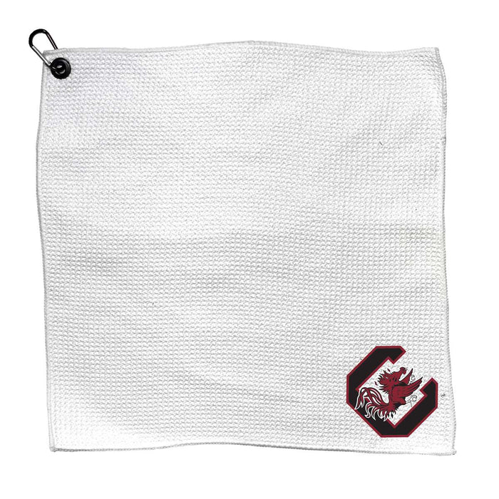 South Carolina Game Cocks Microfiber Towel - 15" x 15" (White)