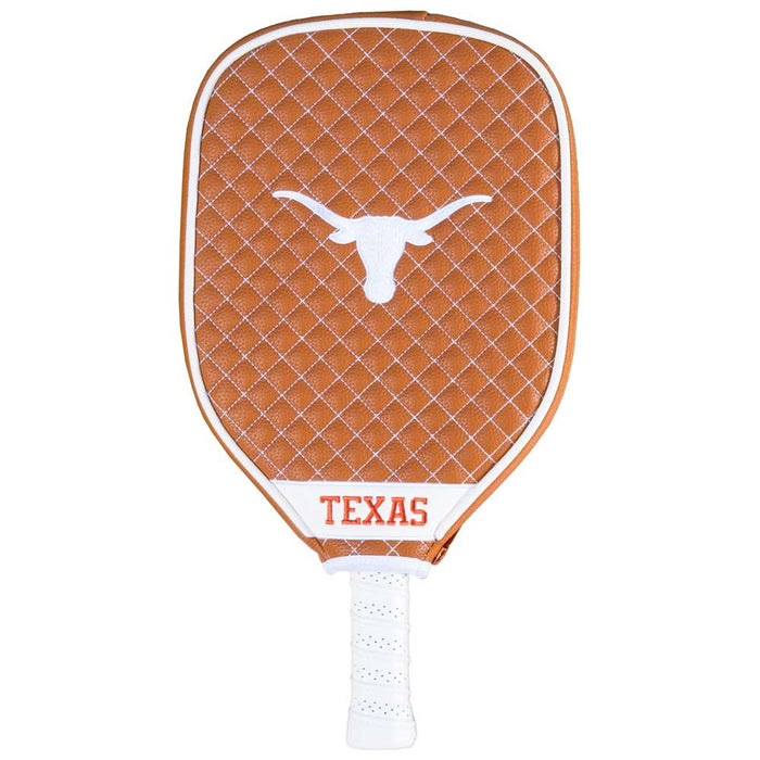 Texas Longhorns Quilted Pickleball Paddle Cover