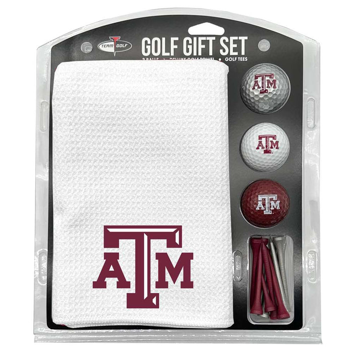 Texas A&M Aggies 16" X 40" Microfiber Towel Golf Gift Set - White