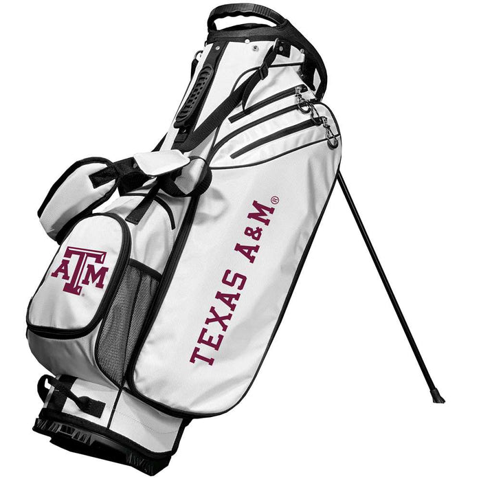 Texas A&M Birdie Stand Golf Bag - White