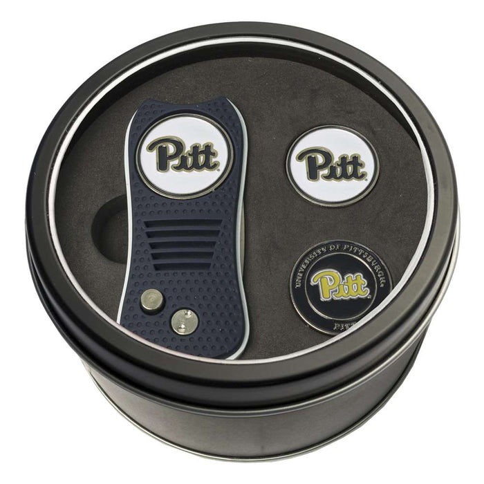 Pittsburgh Panthers Golf Tin Set - Switchblade, 2 Markers 23759