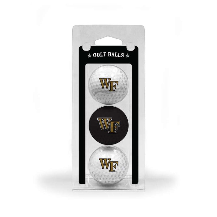 Wake Forest University Demon Deacons Golf 3 Ball Pack 23805